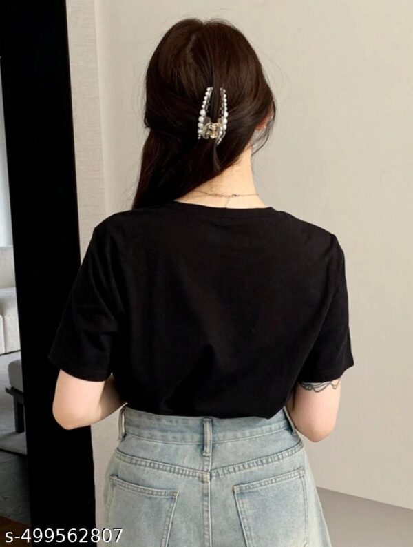 Printed Pure Cotton Women's T-shirt - Image 2